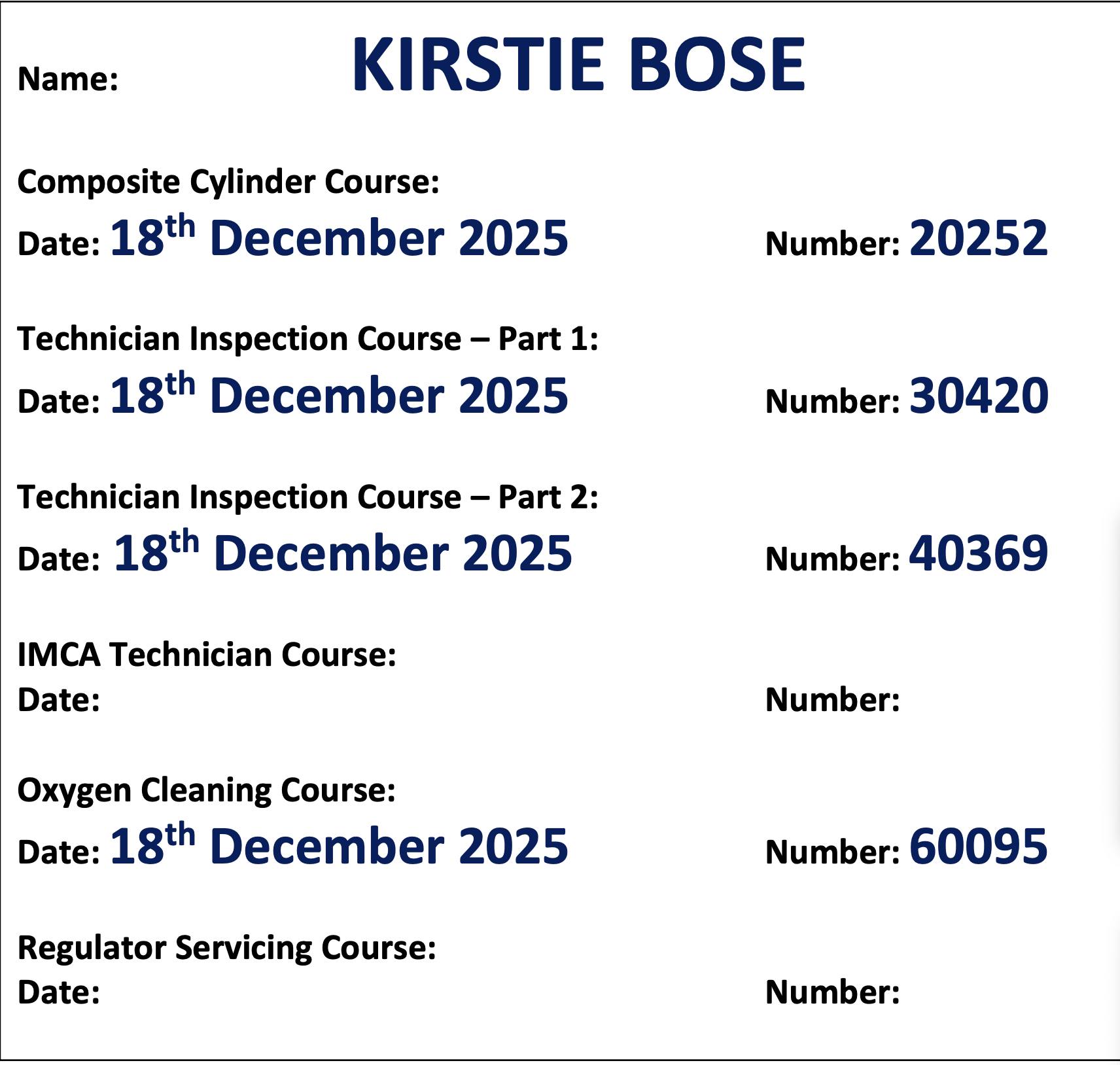 Kirstie e-card